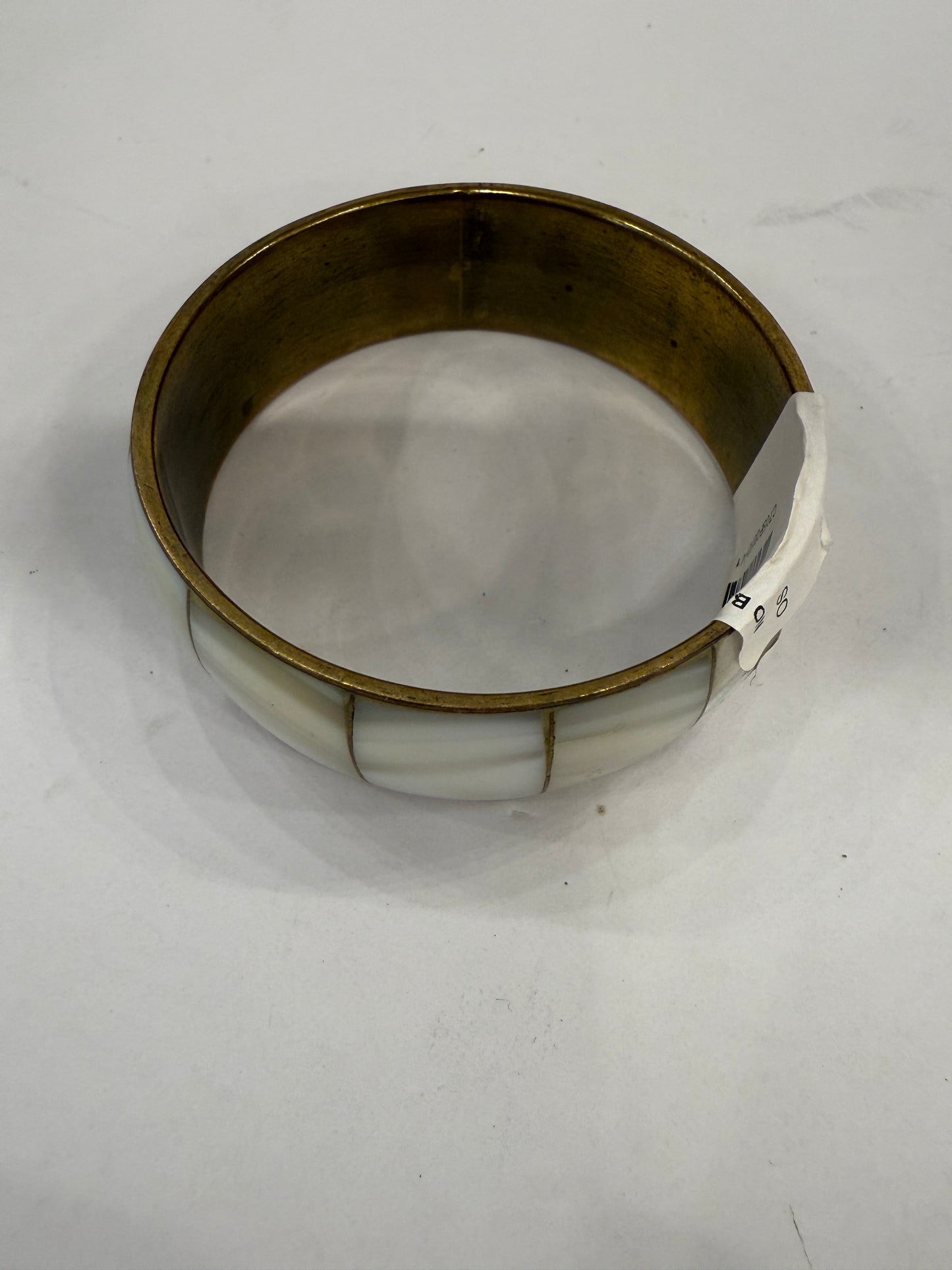 NO BRAND Mother of Pearl and Gold Bangle