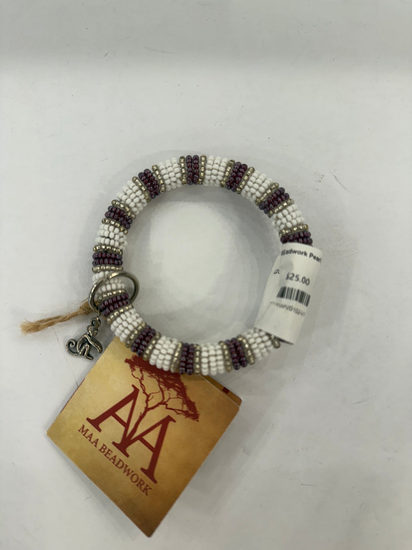 MAA BEadwork Pearl bangle