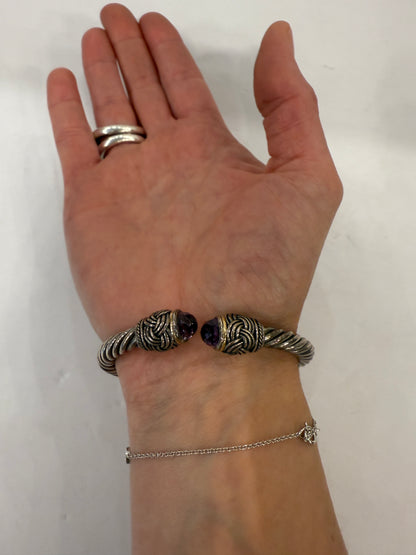 EFFY Silver Amethyst Bangle