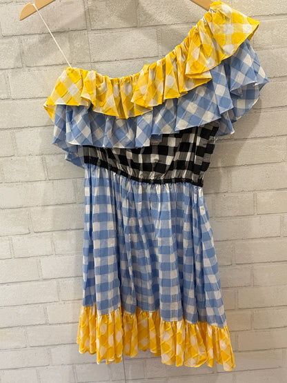 CAROLINE CONSTAS mini one shoulder dress NWT/ S