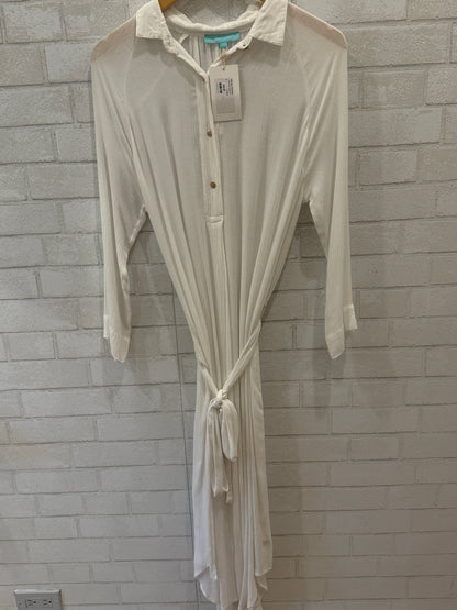 MELISSA ODABASH maxi shirt dress/ S