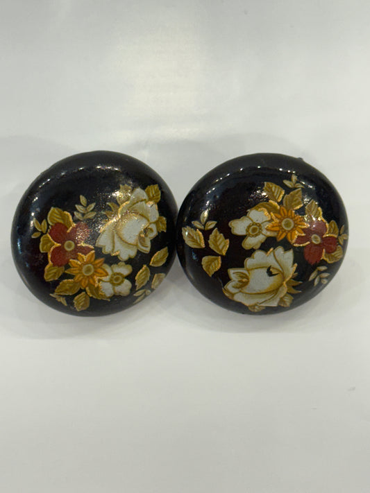 NO BRAND VIntage  Flowers Earings/OS