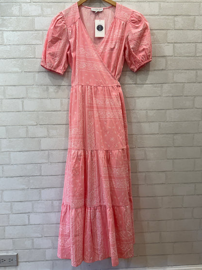 NEVER FULLY DRESSED Long SS Wrap Dress / S