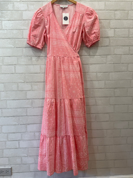 NEVER FULLY DRESSED Long SS Wrap Dress / S