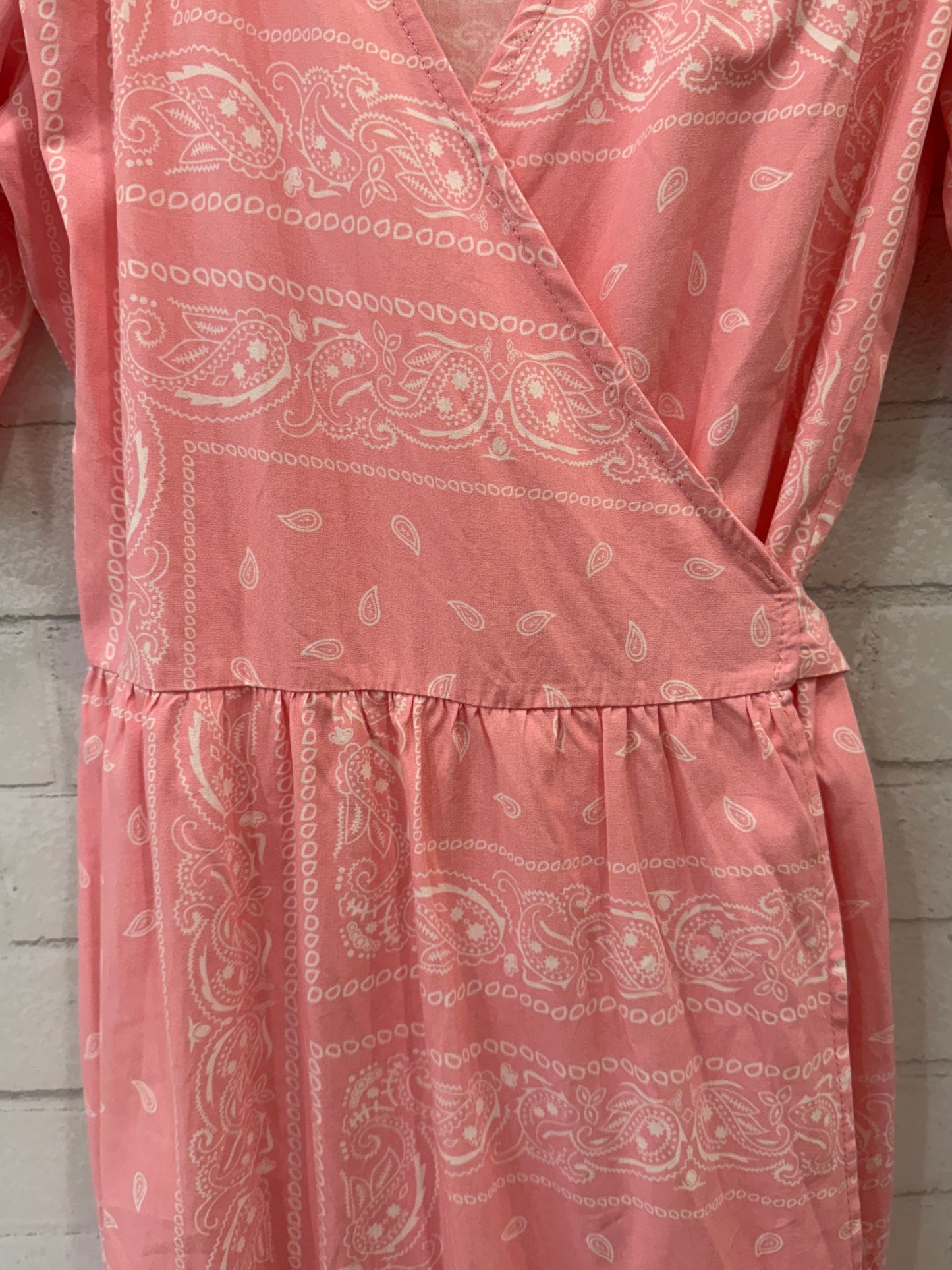 NEVER FULLY DRESSED Long SS Wrap Dress / S