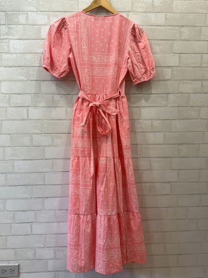 NEVER FULLY DRESSED Long SS Wrap Dress / S