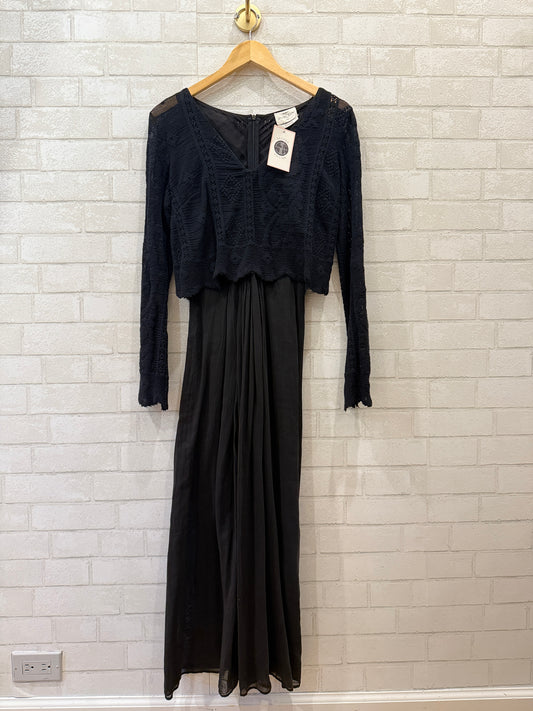 GIADA FORTE LS Embroided Top Long Dress/S