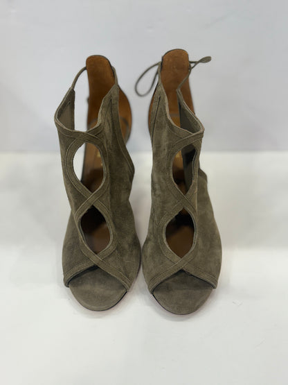 AQUAZZURA Suede High Heels Sandals/ US6 -EU36