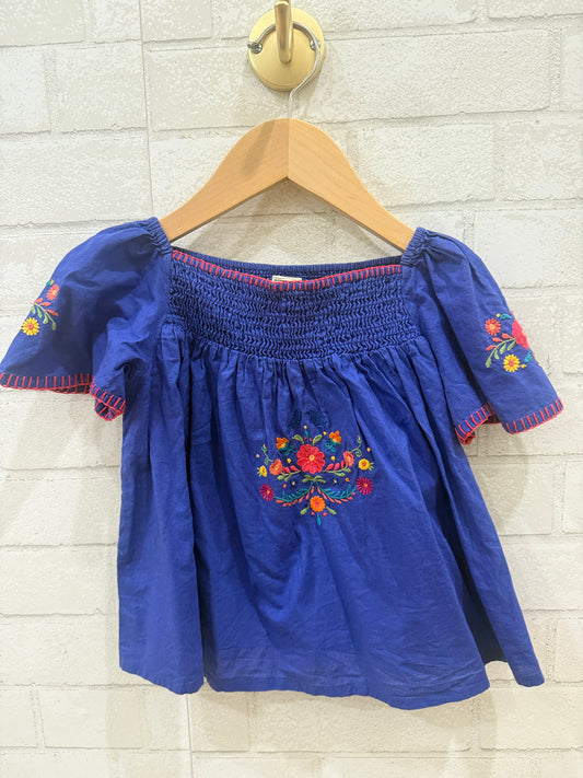 BONTON Embroidered Blouse/ 3Y