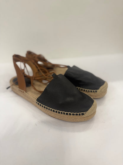 COACH NWT Leather Espadrille with laces /8.5