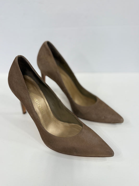 STUART WEITZMAN Legend Suede Pump/ US: 9-EU: 39.5