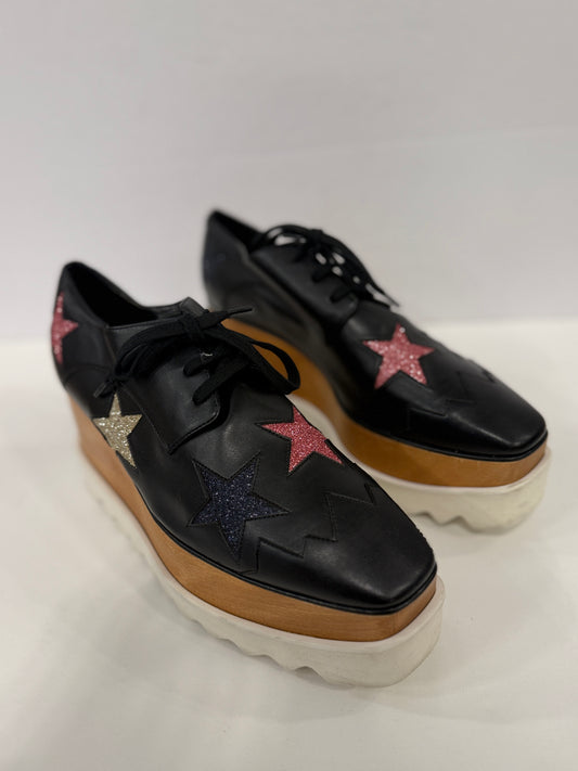 STELLA MC CARTNEY  Colorblock Oxfords With Stars/ US: 8- EU: 38.5