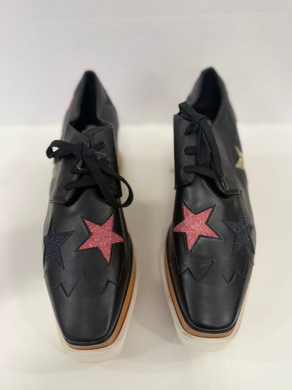 STELLA MC CARTNEY  Colorblock Oxfords With Stars/ US: 8- EU: 38.5