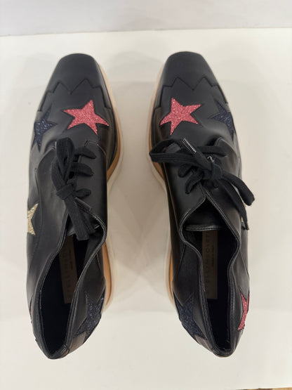 STELLA MC CARTNEY  Colorblock Oxfords With Stars/ US: 8- EU: 38.5