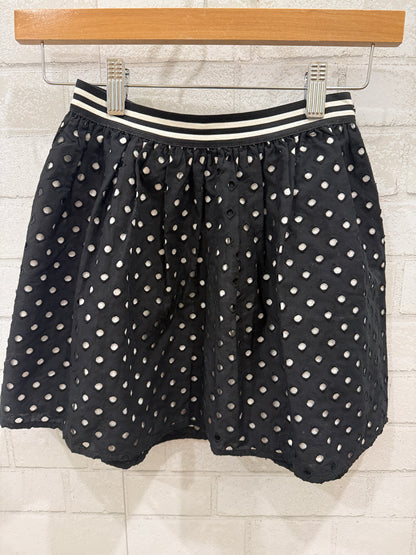 IKKS Polka Dots Embroidered Skirt / 10Y