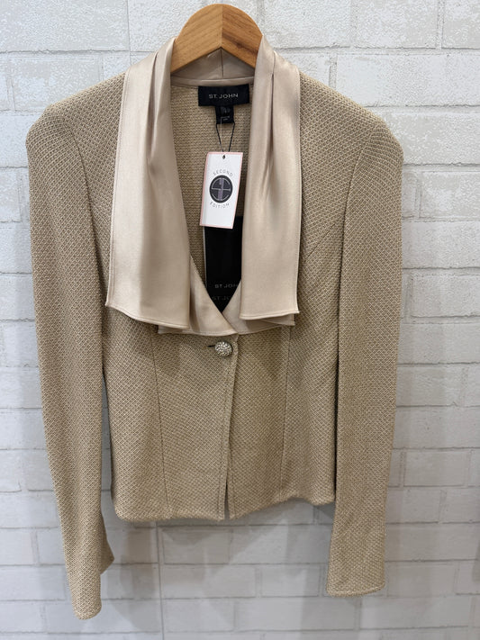 ST JOHN NWT Gold strass Button Jacket/ US:2-EU:36