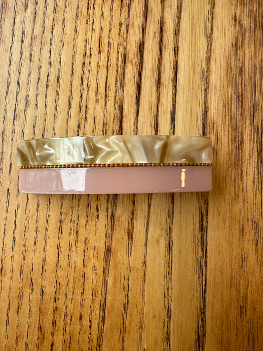 NO BRAND Stripe Hair Clip
