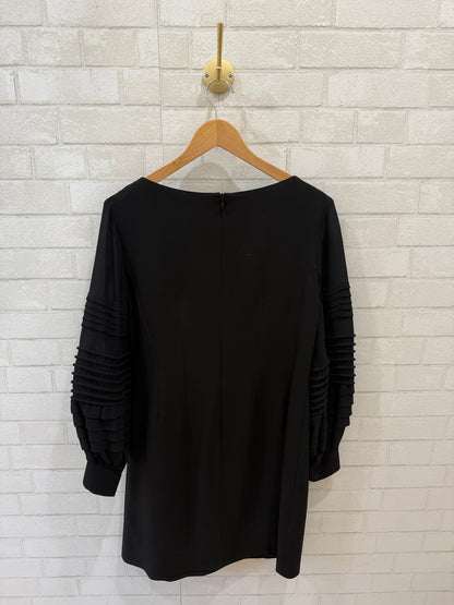 LOUIS VUITTON Long Balloon Sleeves Shift Dress / M-IT44