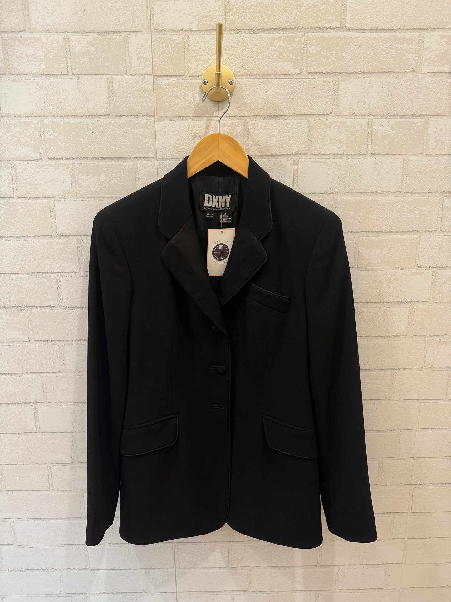 DKNY Long Wool Dress& Wool LS Jacket/US4-S