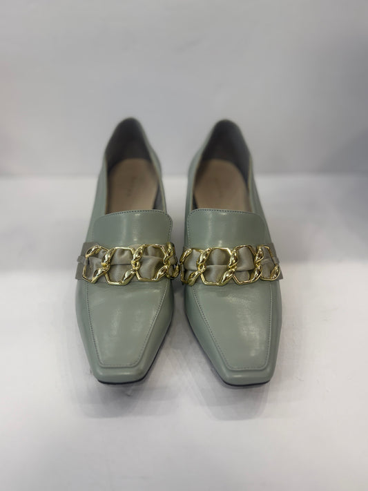 RANDA Square Toe Heel With Chain  /US8-EU38.5