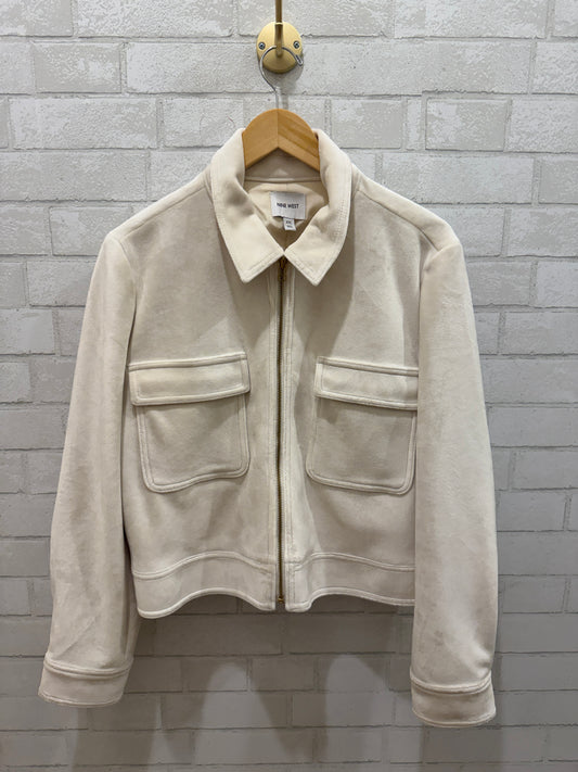 NINE WEST Velvet Zipped Jacket/XXL