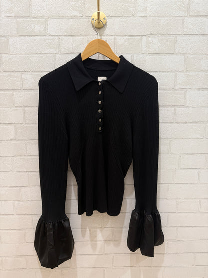 MAEVE NWT LS Satin Poignet Sweater/XL