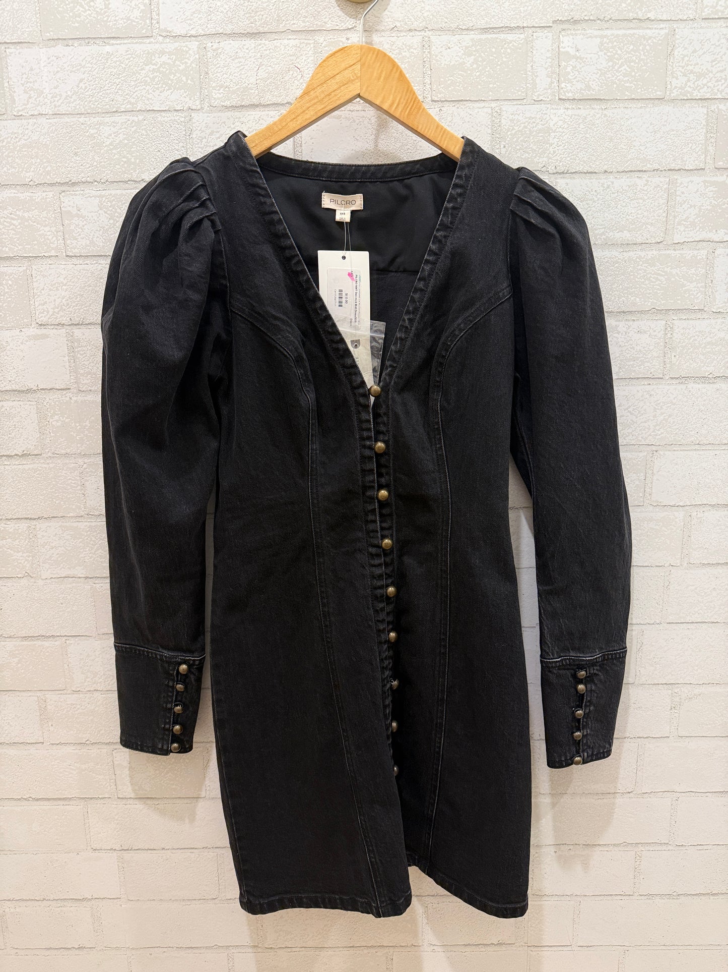 PILCRO NWT DenimLS Midi  Dress/XXS