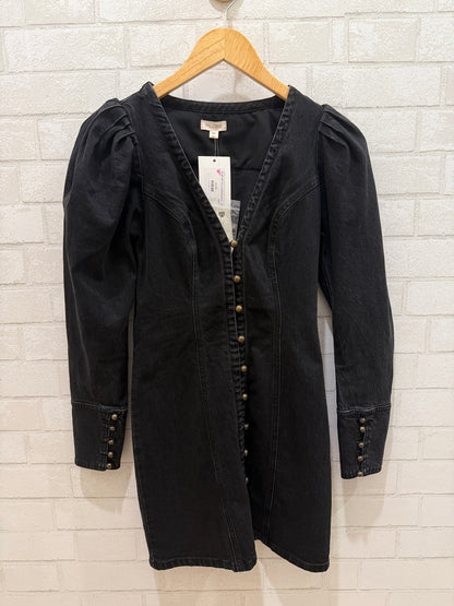 PILCRO NWT DenimLS Midi  Dress/XXS