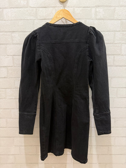 PILCRO NWT DenimLS Midi  Dress/XXS