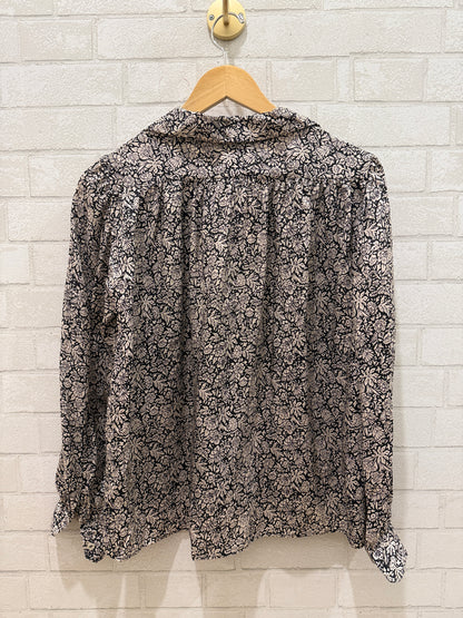 MASSCOB  Silk VNeck LS  Blouse/XS
