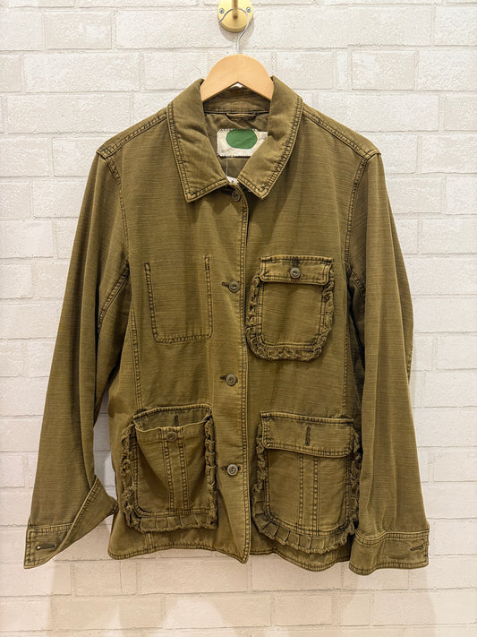 ANTHROPOLOGIE Button up and Big Pockets Jacket/ US: XS-EU:44