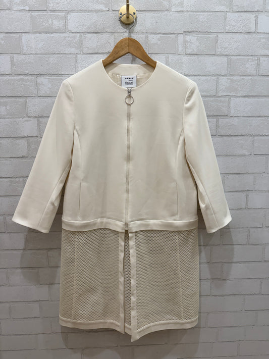 AKRIS PUNTO LS Zipped Mesh Long Jacket/US10-L