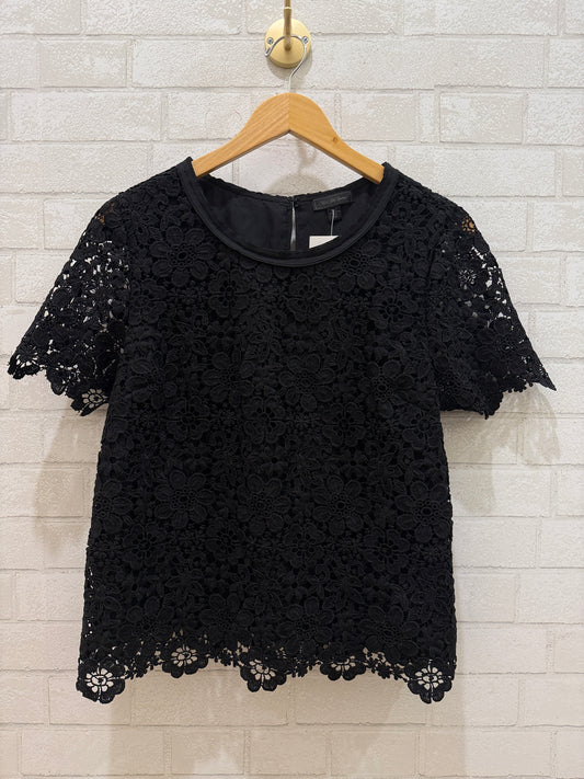 SAKS FIFTH AVENUE SS Embroided Top/ US:L-EU:42