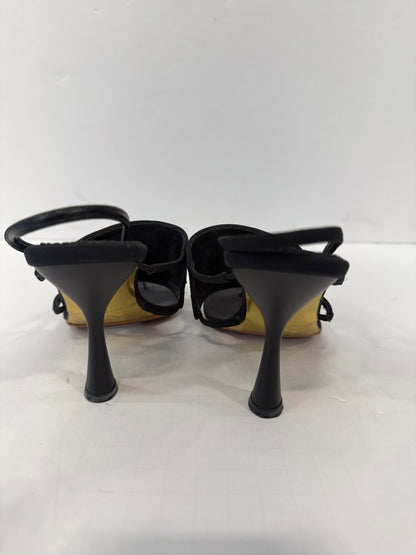 CHANEL Heels Sandals With Logo On Top/ US 6-EU36