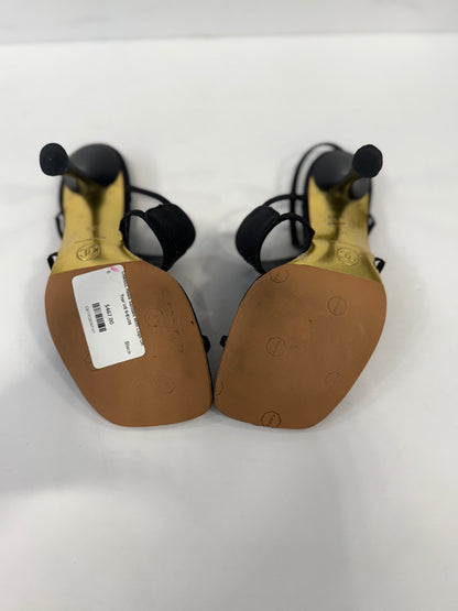 CHANEL Heels Sandals With Logo On Top/ US 6-EU36