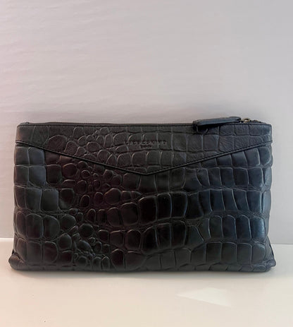 LIEBESKIND Leather Clutch w/ Removable Strap