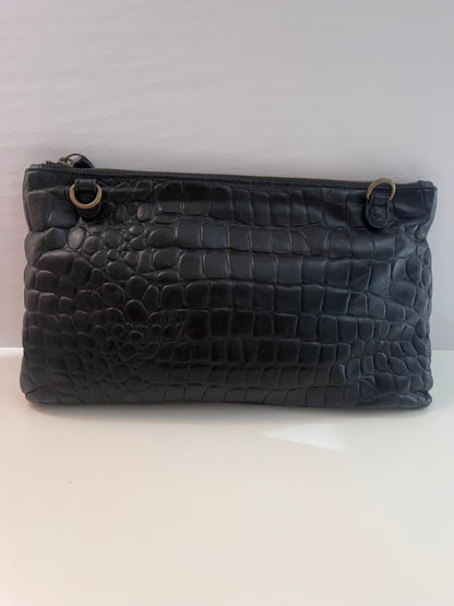 LIEBESKIND Leather Clutch w/ Removable Strap