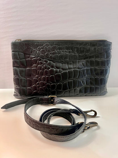 LIEBESKIND Leather Clutch w/ Removable Strap