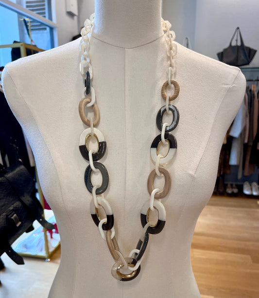 RUSH BY DENIS & CHARLES Chunky Resin Long Necklace