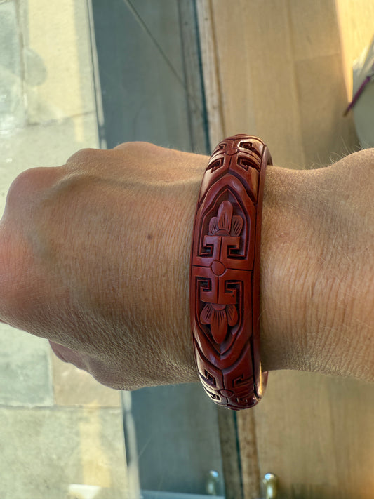 NO BRAND Large Wood Bracelet