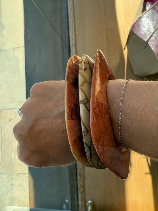 NO BRAND Set of 3 Square Bangles