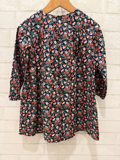 BONPOINT Cotton Floral Dress/ 3Y