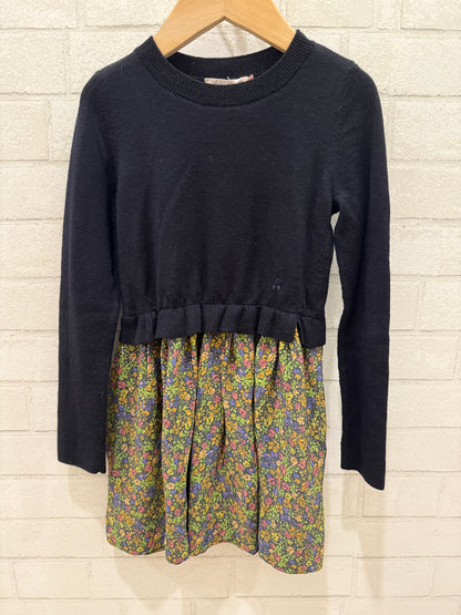BONPOINT LS Floral Dress/ 6Y