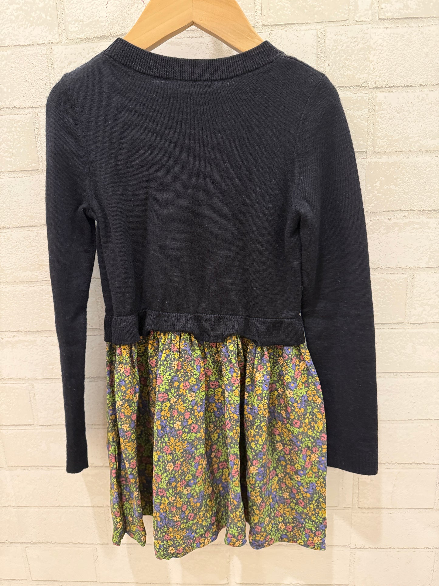 BONPOINT LS Floral Dress/ 6Y