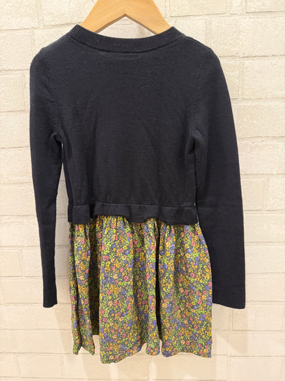 BONPOINT LS Floral Dress/ 6Y