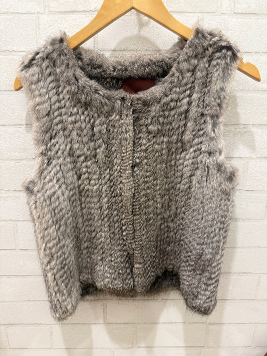 525 AMERICA  Rabbit Fur  Sleeveless Vest/S