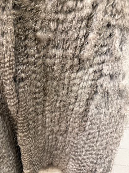 525 AMERICA  Rabbit Fur  Sleeveless Vest/S