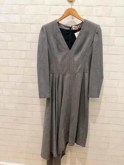 ALEXANDER MC QUEEN  NWT Asymetrical Wool Long Dress/EU38-S