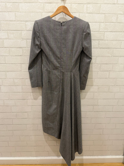 ALEXANDER MC QUEEN  NWT Asymetrical Wool Long Dress/EU38-S