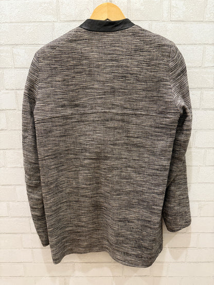 MAJE Long Zip Linen Blend Jacket / M-EU38
